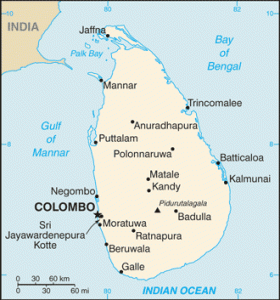 sri lanka területe